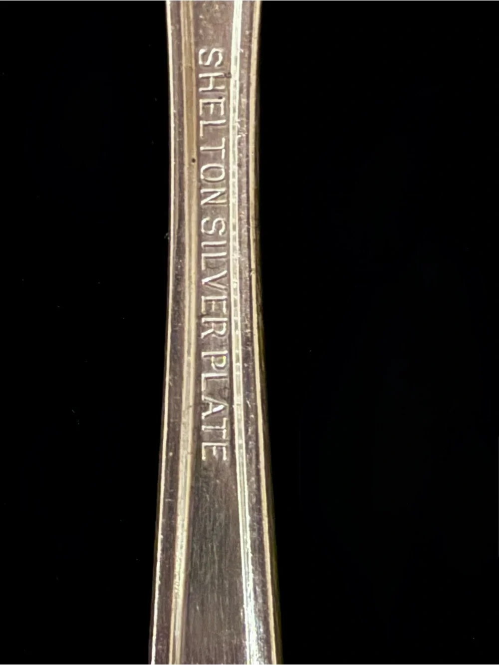 1935 Shelton Silver-plate Salad Fork and Knife set designed by Wm. A. Rogers